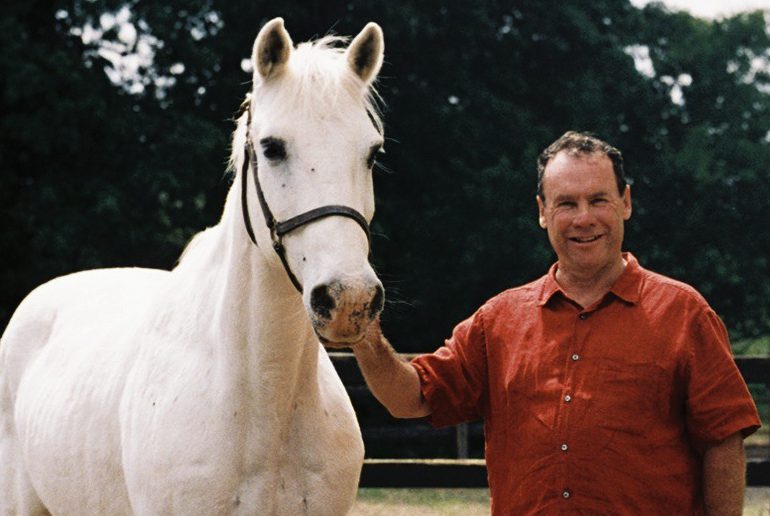 Bill Thompson and Cullamor in 2005 at Fieldstone Farm.