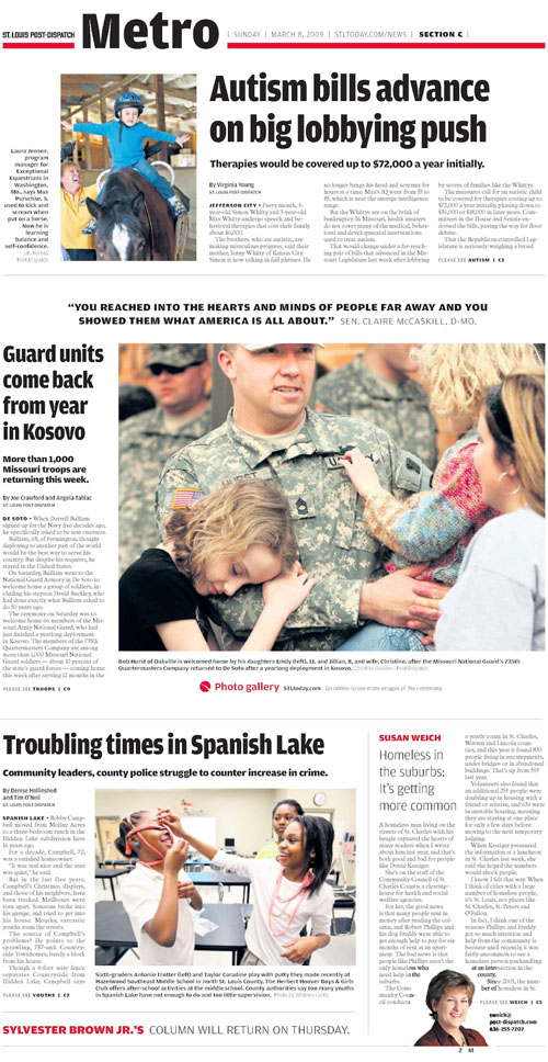 Metro Cover Redesigned: March 8, 2009