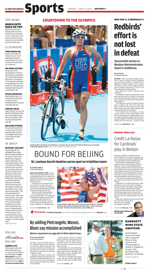 Sports Cover: June 23, 2008