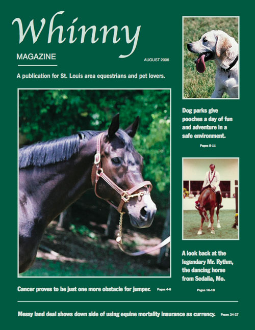 Whinny Magazine August 2006 cover