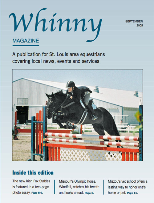 Whinny Magazine September 2005 cover